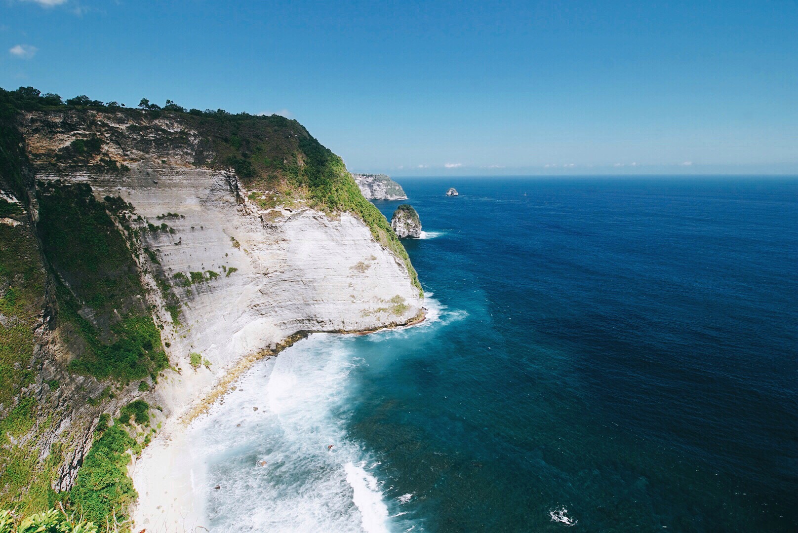 10 Gambar iPantaii Kelingking Beach Nusa Penida Pulau Bali 